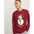 Jack & Jones Jack & Jones Heren Kersttrui JJXMAS JOLLY Rood