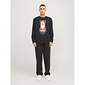 Jack & Jones Jack & Jones Men's Christmas Sweater JJXMAS JOLLY Black