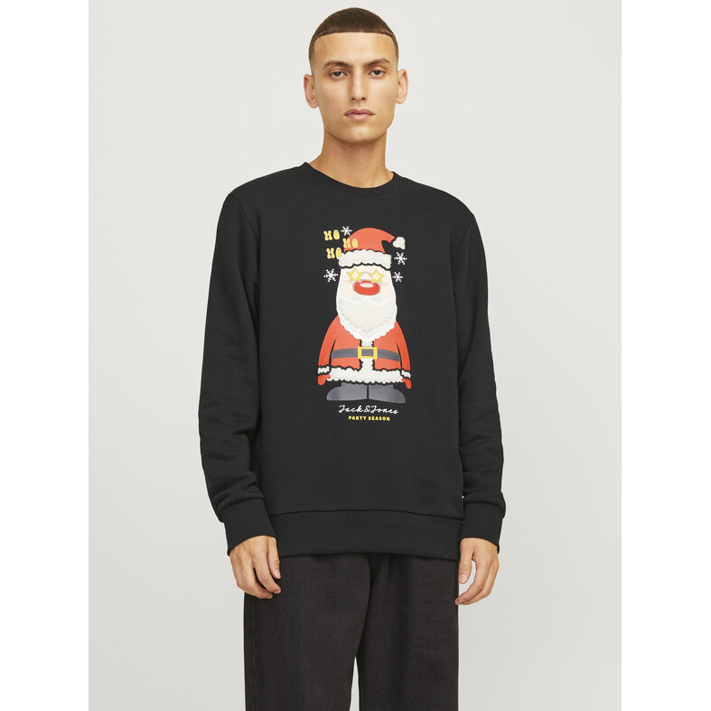 Jack & Jones Jack & Jones Heren Kersttrui JJXMAS JOLLY Zwart