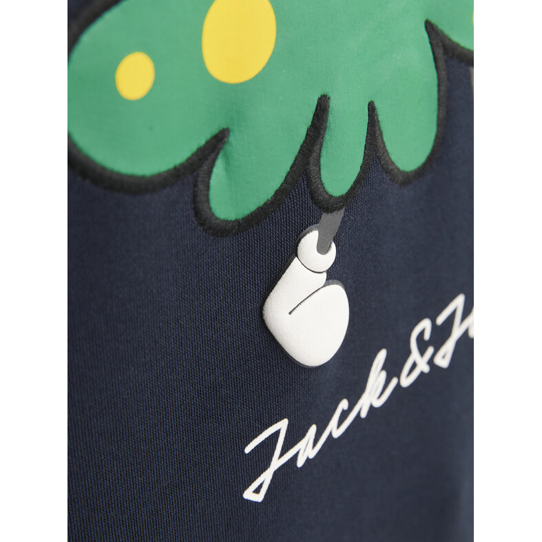 Jack & Jones Jack & Jones Men's Christmas Sweater JJXMAS JOLLY Blue