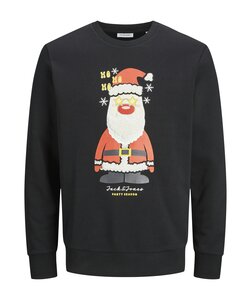 Jack & Jones Men's Christmas Sweater JJXMAS JOLLY Black