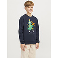 Jack & Jones Junior Jack & Jones Junior Boys Christmas Sweater JJXMAS JOLLY Blue