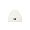 Lacoste Lacoste Beanie Ribbed Cotton Ladies Men's Beanie With Badge White