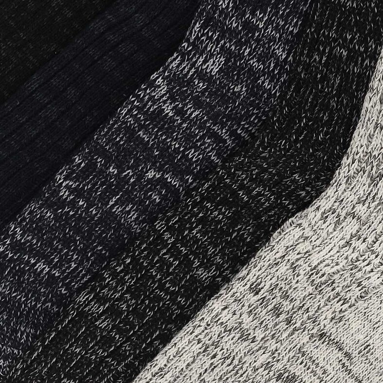 Apollo Apollo Men's Knitted Socks 5-Pack Black/Grey/Blue