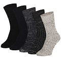 Apollo Apollo Men's Knitted Socks 5-Pack Black/Grey/Blue
