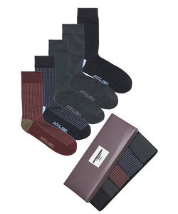 Jack & Jones Men's Socks JACNOAH 5-Pack Gift Box