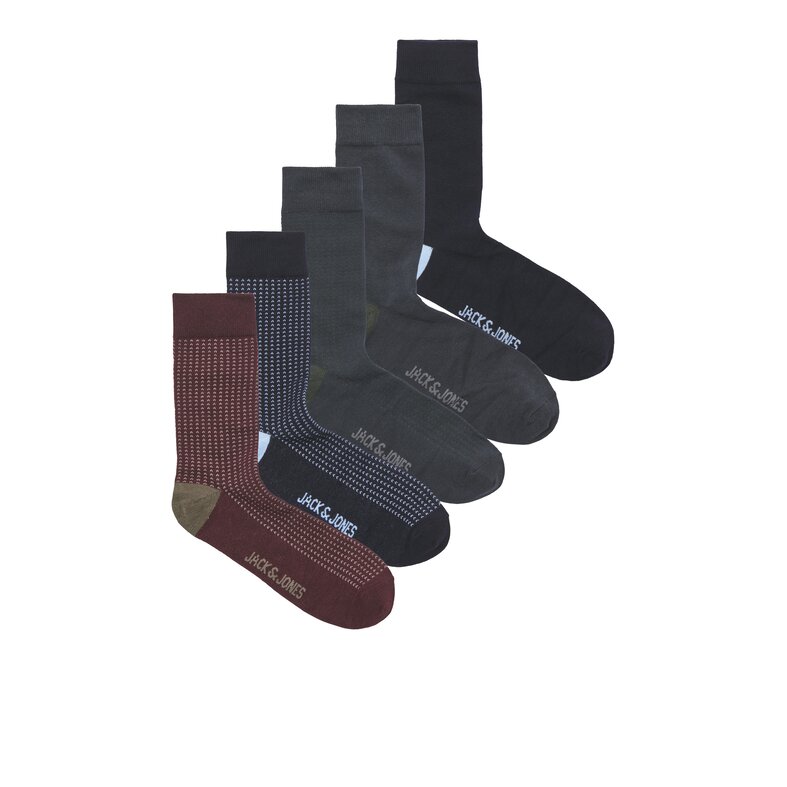 Jack & Jones Jack & Jones Heren Sokken JACNOAH 5-Pack Giftbox