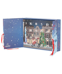 Apollo Heren Sokken Adventskalender 12-Paar Kerst Giftbox