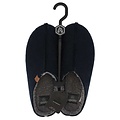 Apollo Apollo Heren Instap Pantoffel Vilt Denim Blauw