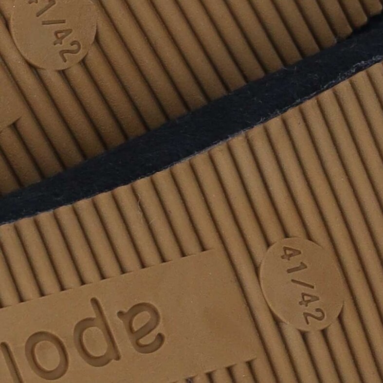 Apollo Apollo Men's Slip-On Slipper Felt Denim Blue