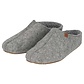Apollo Apollo Heren Instap Pantoffel Vilt Grijs