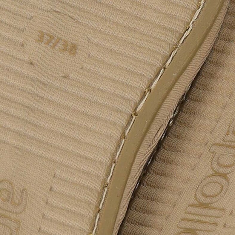 Apollo Apollo Ladies Slippers Suede Beige