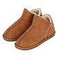 Apollo Apollo Ladies Slippers Suede Cognac