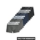 Jack & Jones Jack & Jones Heren Boxershorts Trunks JACSOLID 12-Pack