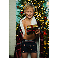 Happy Shorts Happy Shorts Kinder Boxershorts Jongens Kerst Print 2-Pack Gingerbread Men