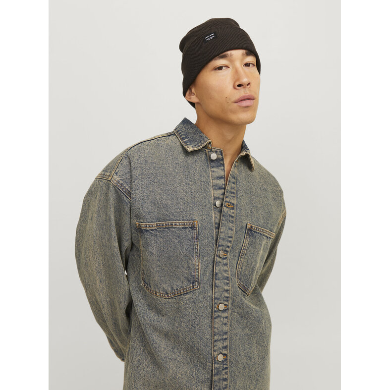 Jack & Jones Jack & Jones Men's Hat JACDNA Beanie Chocolate Brown