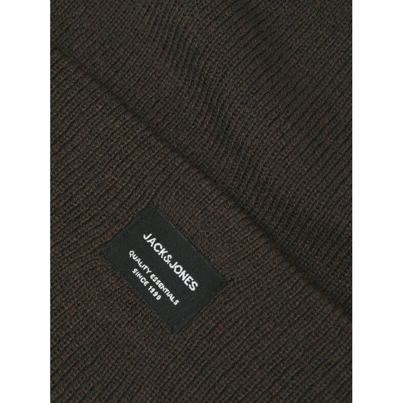 Jack & Jones Jack & Jones Men's Hat JACDNA Beanie Chocolate Brown