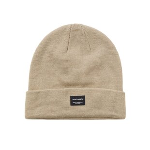 Jack & Jones Men's Hat JACDNA Beanie Beige