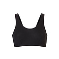 Cotonella Cotonella Dames Bralette Bi-elastisch Katoen 3-Pack Zwart