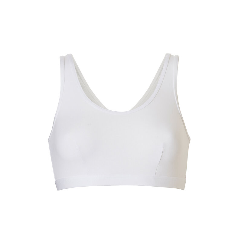 Cotonella Cotonella Ladies Bralette Bi-elastic Cotton 3-Pack White