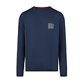 Phil & Co Phil & Co Men's Pyjama Set Long Jersey Cotton Blue/Grey