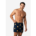 Happy Shorts Happy Shorts Heren Wijde Boxershorts Kerst Print 2-Pack Blauw/Groen