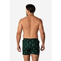 Happy Shorts Happy Shorts Heren Wijde Boxershorts Kerst Print 2-Pack Blauw/Groen