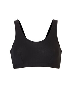 Cotonella Dames Bralette Bi-elastisch Katoen Zwart