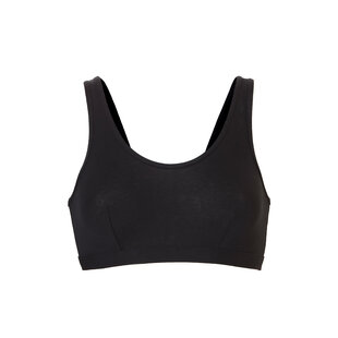 Cotonella Dames Bralette Bi-elastisch Katoen Zwart