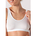 Cotonella Cotonella Ladies Bralette Bi-elastic Cotton 3-Pack White