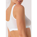 Cotonella Cotonella Dames Bralette Bi-elastisch Katoen 3-Pack Wit