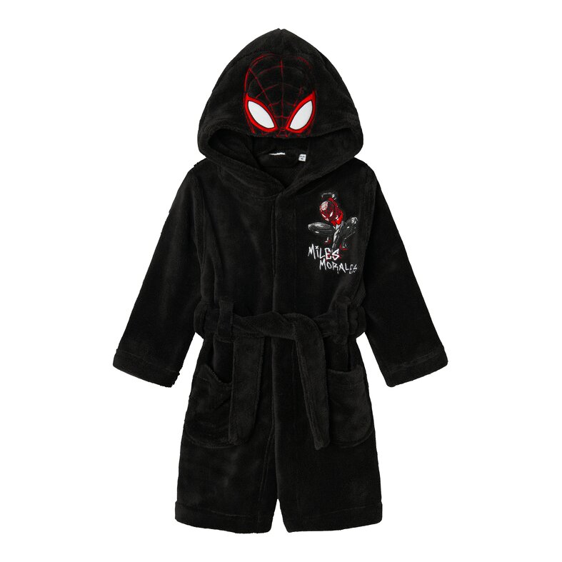 Name It Name It Boys Bathrobe NMMNOTHELLO SPIDER Black