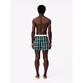 Lacoste Lacoste Heren Wijde Boxershorts Katoen 3-Pack Groen/Blauw