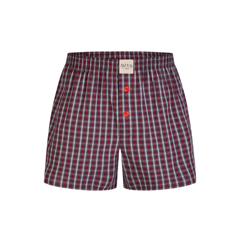 Phil & Co Phil & Co Wijde Boxershorts Heren Geweven Katoen Multipack 6-Pack D415