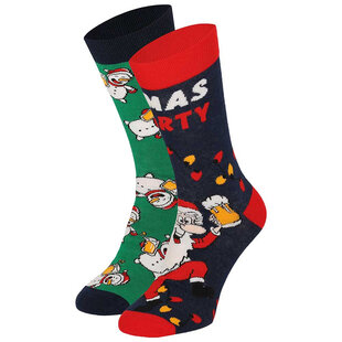 Apollo Funny Christmas Socks Men 2-Pack XMAS Party