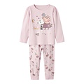 Name It Name It Girls Long Pyjama Set NMFDYRIS PEPPA Pink