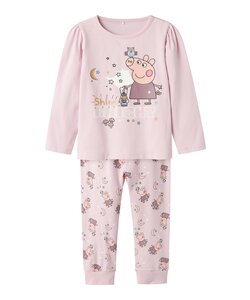 Name It Meisjes Lange Pyjama Set NMFDYRIS PEPPA PIG Roze