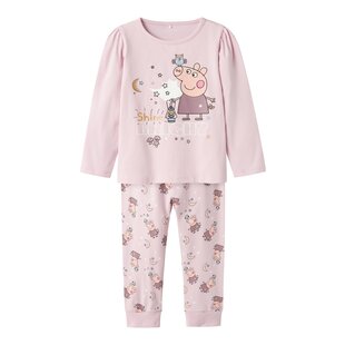 Name It Meisjes Lange Pyjama Set NMFDYRIS PEPPA PIG Roze