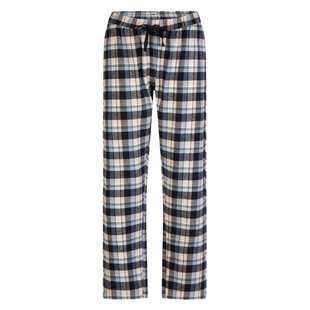 By Louise Dames Pyjamabroek Geruit Flanel Grijs/Roze