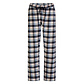 By Louise By Louise Ladies Pajama Pants Checkered Flannel Gray/Pink