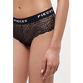 PIECES Pieces Women's Hipster PCLOGO LACE Black 4-Pack