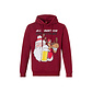 Apollo Men's Christmas Hooded Sweater Christmas Print Red