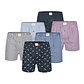Phil & Co Phil & Co 6-Pack Wide Boxer Shorts Men D626 Multipack