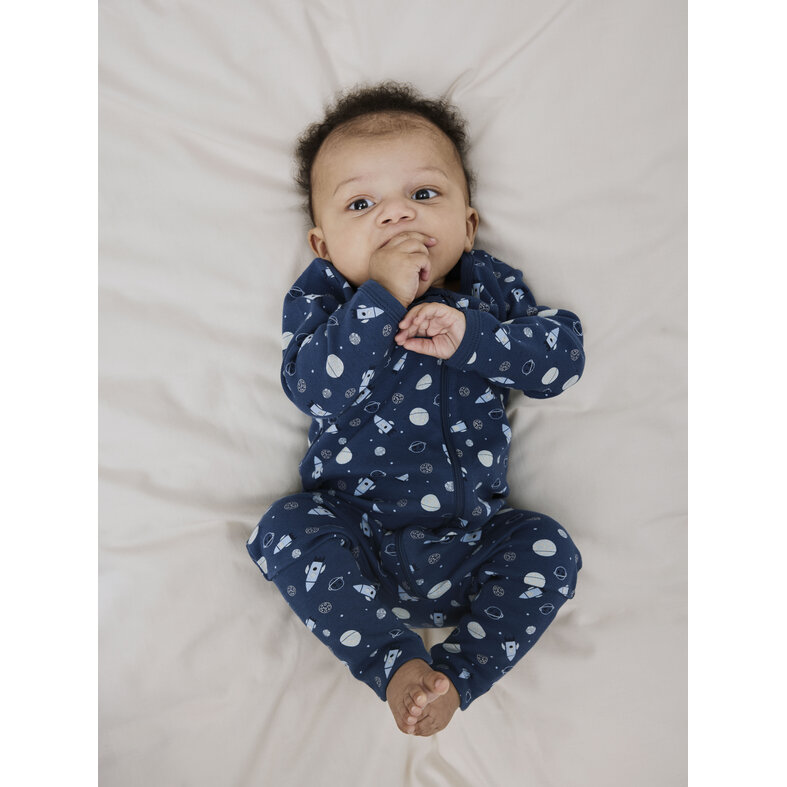 Name It Name It Baby Pyjama NBMNIGHTSUIT Zip 2-Pack Blauw