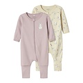 Name It Name It Baby Pyjama NBFNIGHTSUIT RABBIT Zip 2-Pack