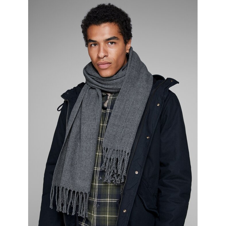 Jack & Jones Jack & Jones Heren Sjaal JACSOLID Grijs