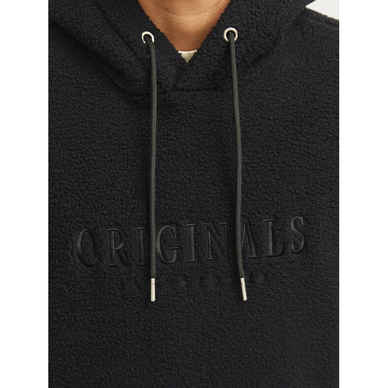 Jack & Jones Jack & Jones Heren Teddy Hoodie JORFREDERIKSBERG Zwart