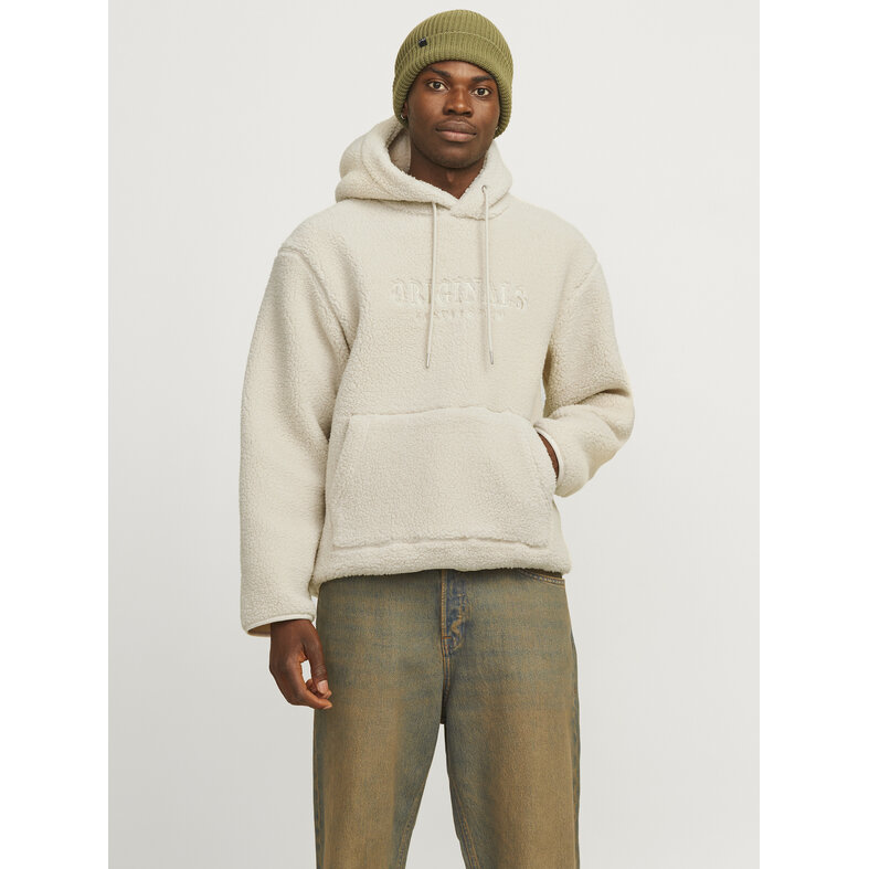 Jack & Jones Jack & Jones Men's Teddy Hoodie JORFREDERIKSBERG Beige