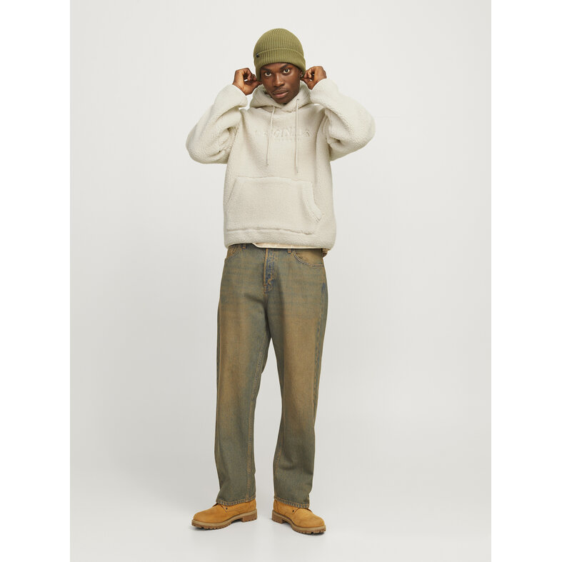 Jack & Jones Jack & Jones Heren Teddy Hoodie JORFREDERIKSBERG Beige