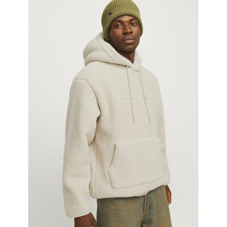 Jack & Jones Jack & Jones Heren Teddy Hoodie JORFREDERIKSBERG Beige